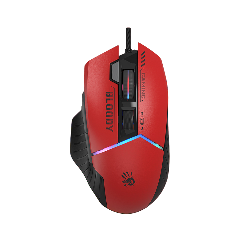 Игровая мышь Bloody W95 Max, Красный