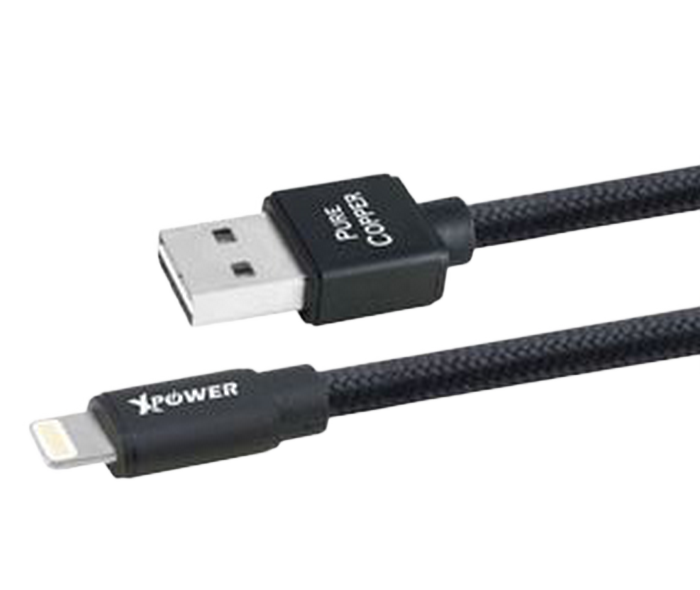 Lightning Cable Xpower, Nylon, Blac..