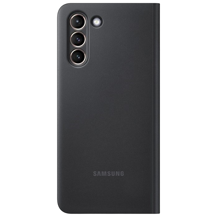 Original Sam. Smart Clear View Cover Galaxy S21, Black