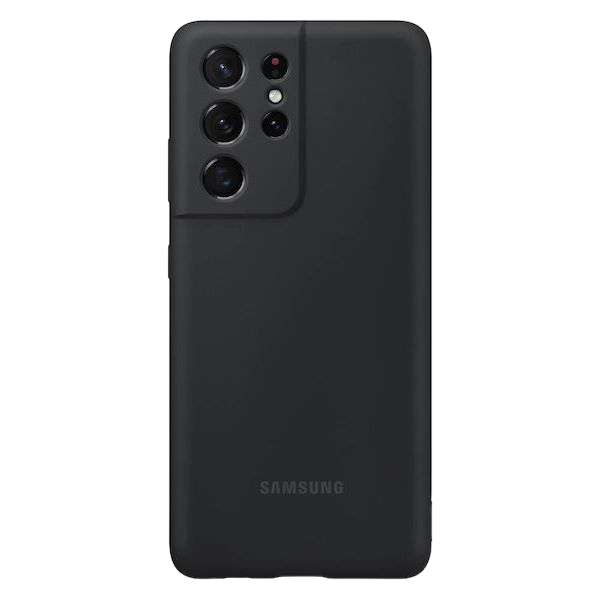 Original Sam. silicone cover Galaxy S21 Ultra, Black