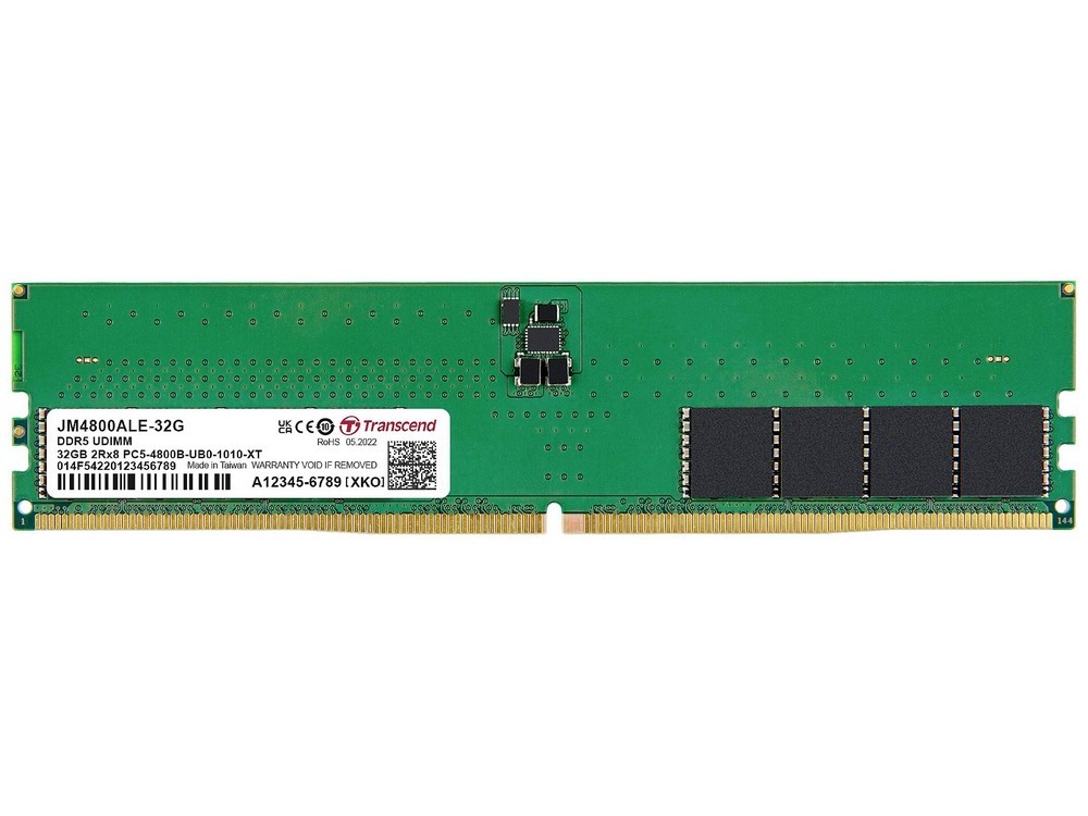 32GB DDR5-4800MHz  Transcend JetRam..