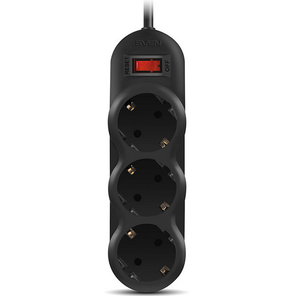 Surge Protector   3 Sockets,  1.8m, Sven 