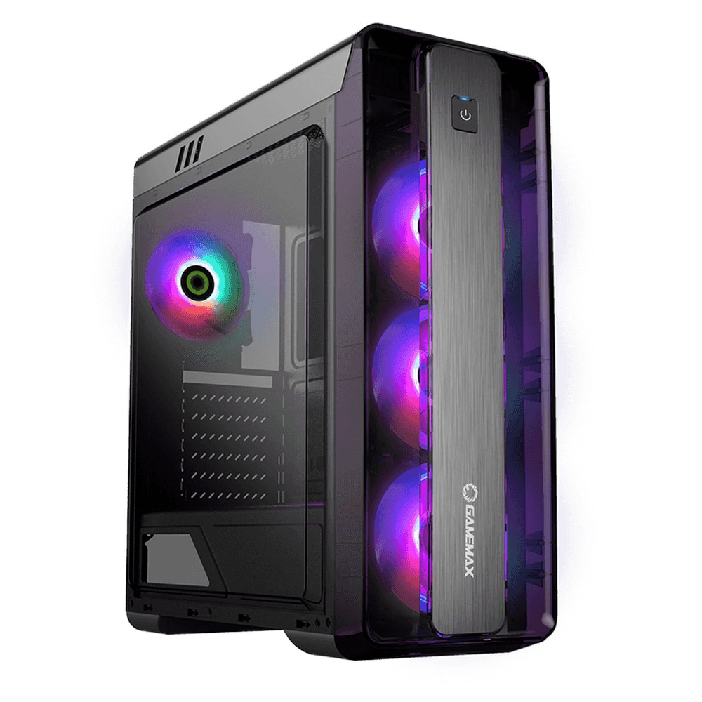 Case ATX GAMEMAX MoonLight FRGB, w/o PSU, 4x1..