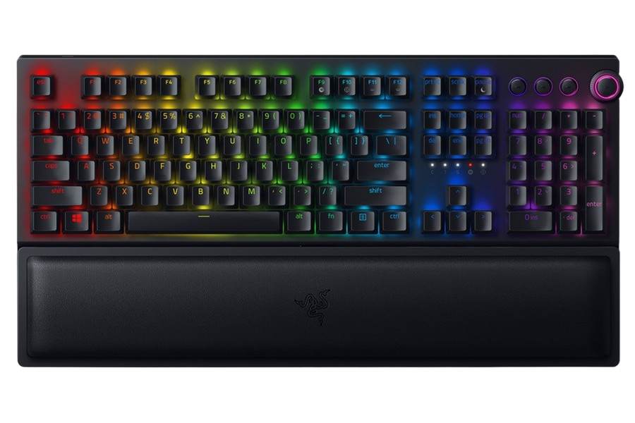 Gaming Wireless Keyboard Razer BlackWidow V3 Pro, Mechanical, Tactile SW, Macro, Media Controls, Dig