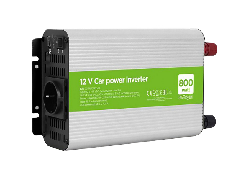 Cumpara  Invertoare pentru mașini - Inverter Energenie car power: Max.800W, EG-PW..