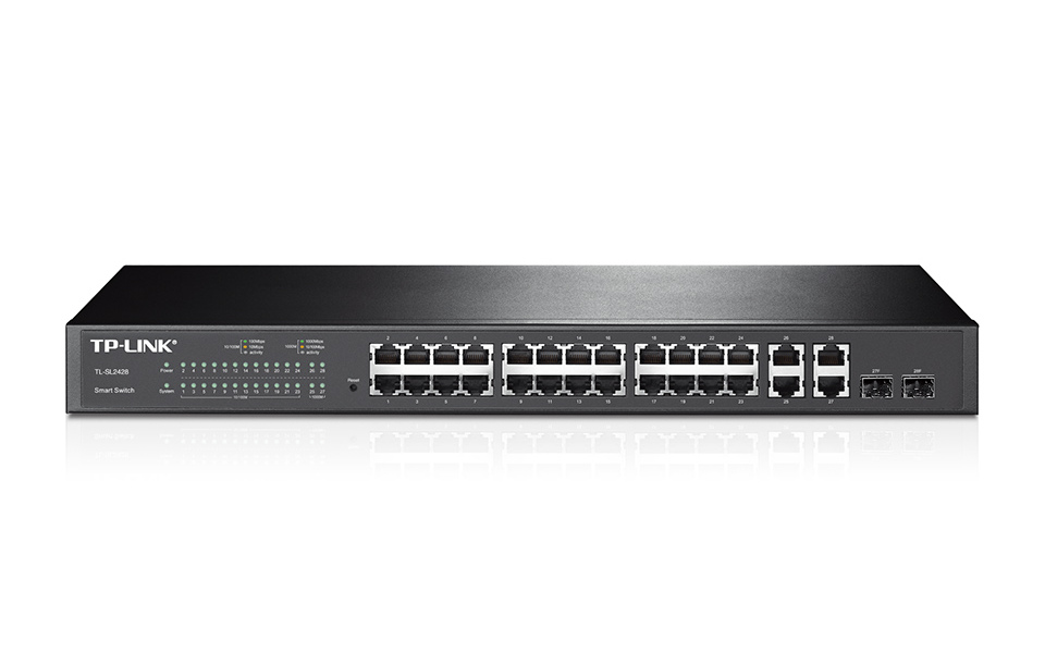 Cumpara  Rețea cu fir - 24-port 10/100Mbps Switch  TP-LINK 