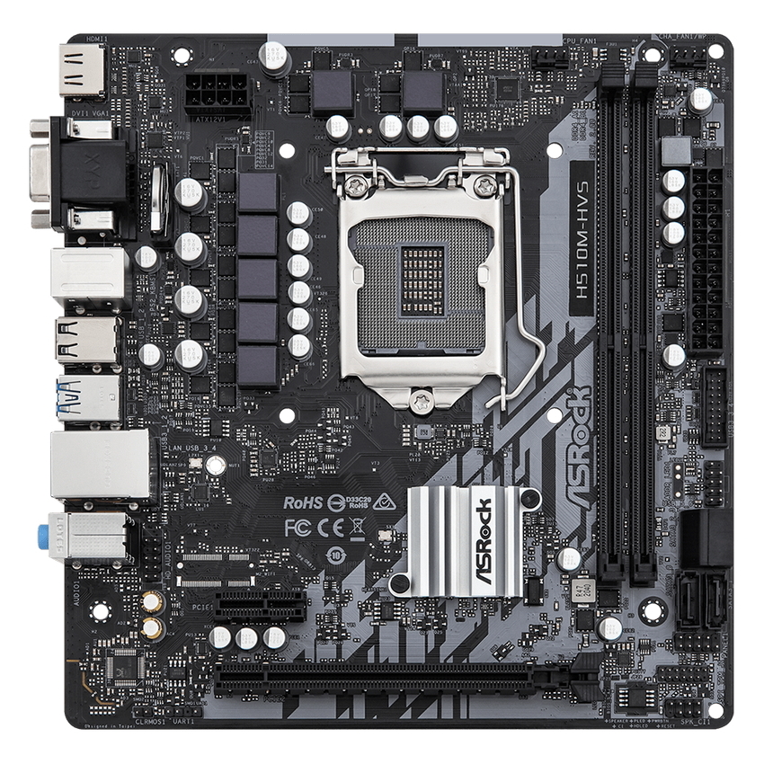 Cumpara  Plăci de bază - MB S1200 ASRock H510M-HVS  mATX..