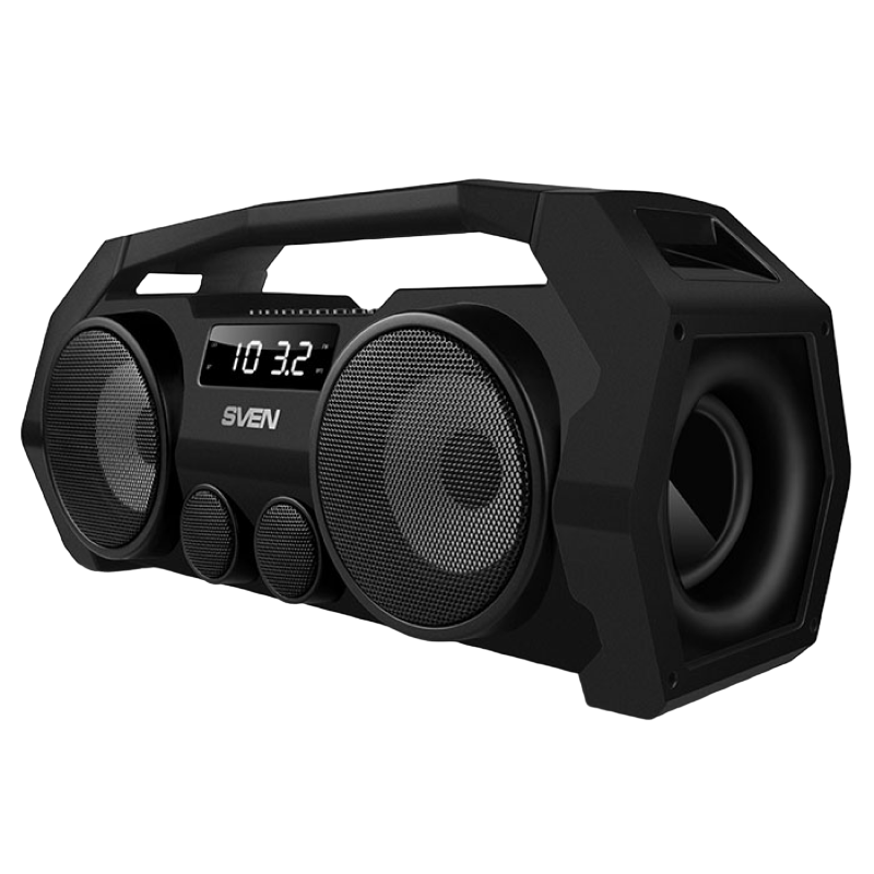 Speakers SVEN "PS-465" 18w, Black, Bluetooth, microSD, FM, AUX, USB, power:1800mA, USB, DC5V