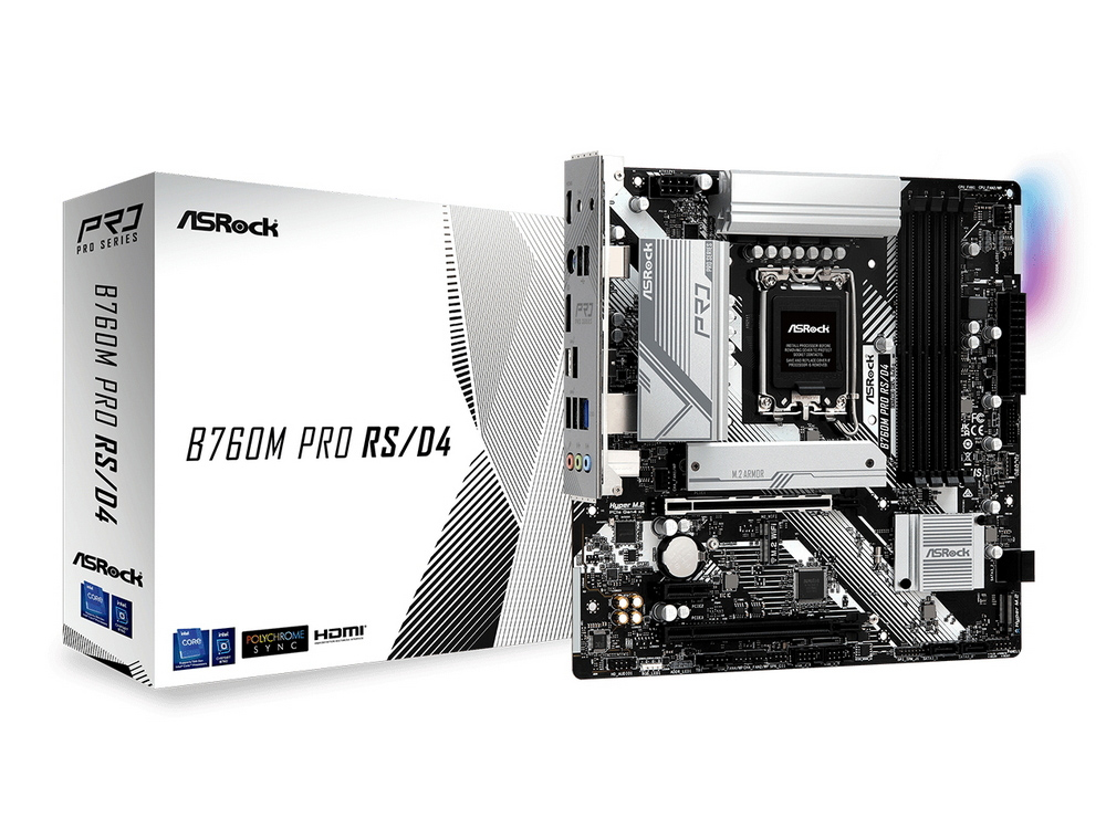 MB S1700 ASRock B760M PRO RS/D4  mATX..