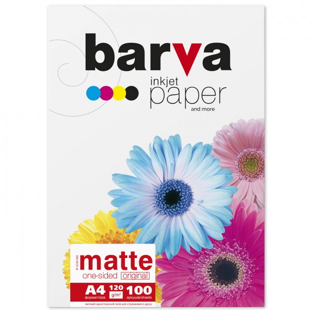 A4 120g 100p Matt Inkjet Photo Paper Barva..