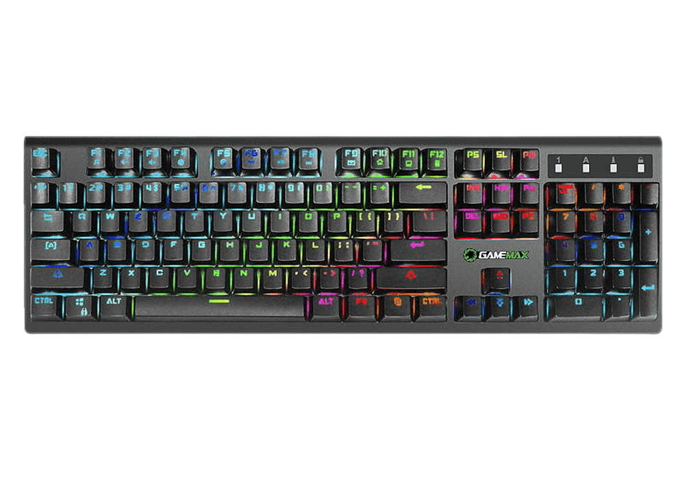 Gaming Keyboard Gamemax KG801, Mechanical, FN Keys, Anti-Ghosting, RGB, EN layout, Black.USB