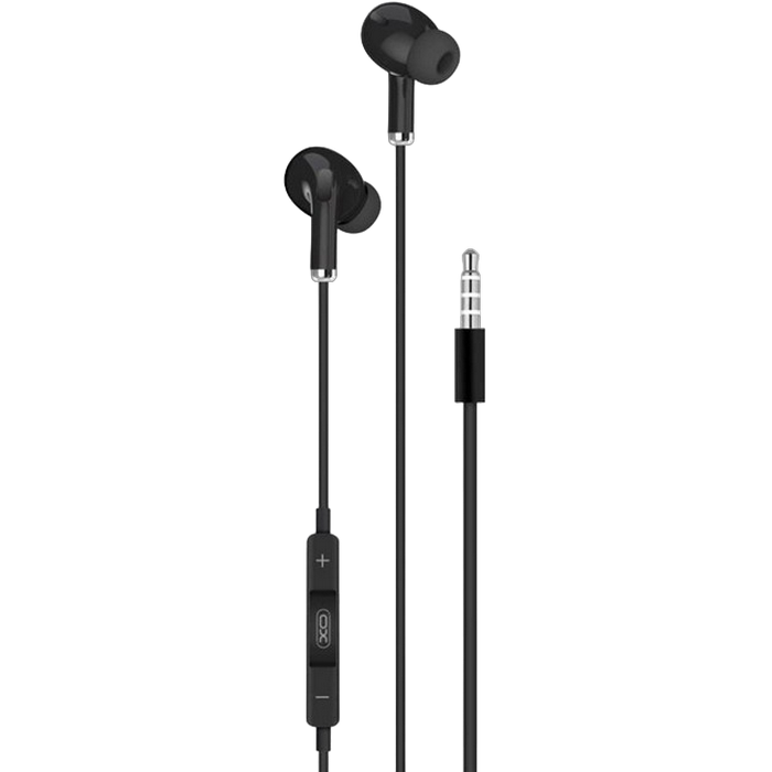XO earphones, EP22 music, Black