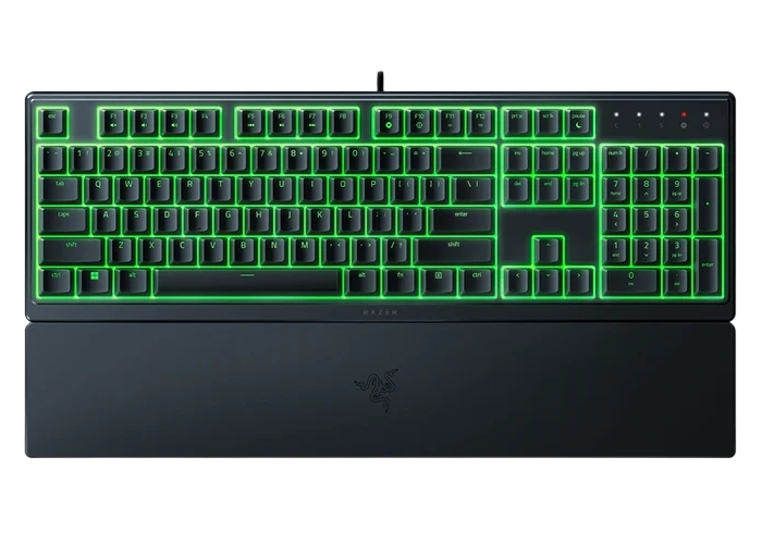 Gaming Keyboard Razer Ornata V3 X, Membrane, Low-profile, Silent, Macro, Laser-etched ABS Keycaps, S