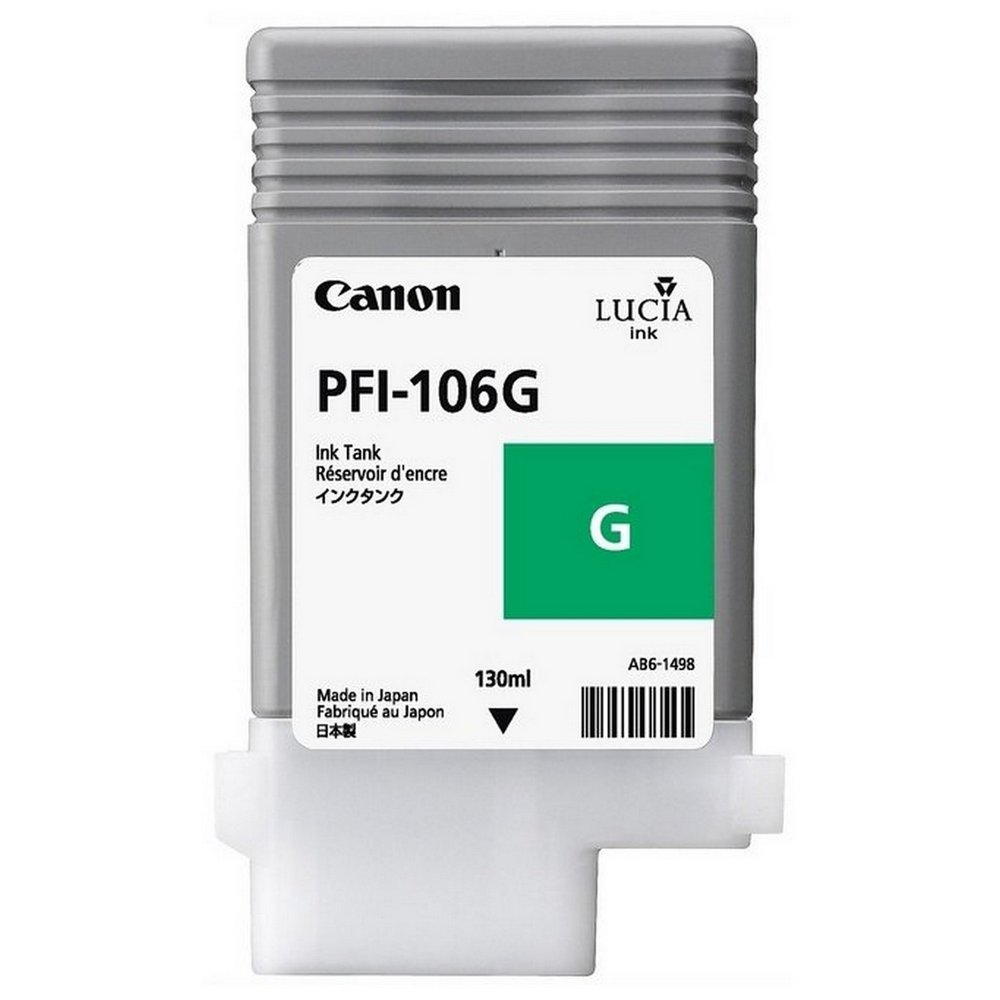 Картридж чернильный Canon PFI-106, 6628B001, Зеленый