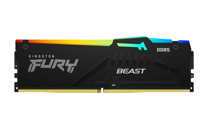 Оперативная память Kingston FURY Beast RGB, DDR5 SDRAM, 5200 МГц, 32 Гб, KF552C40BBA-32