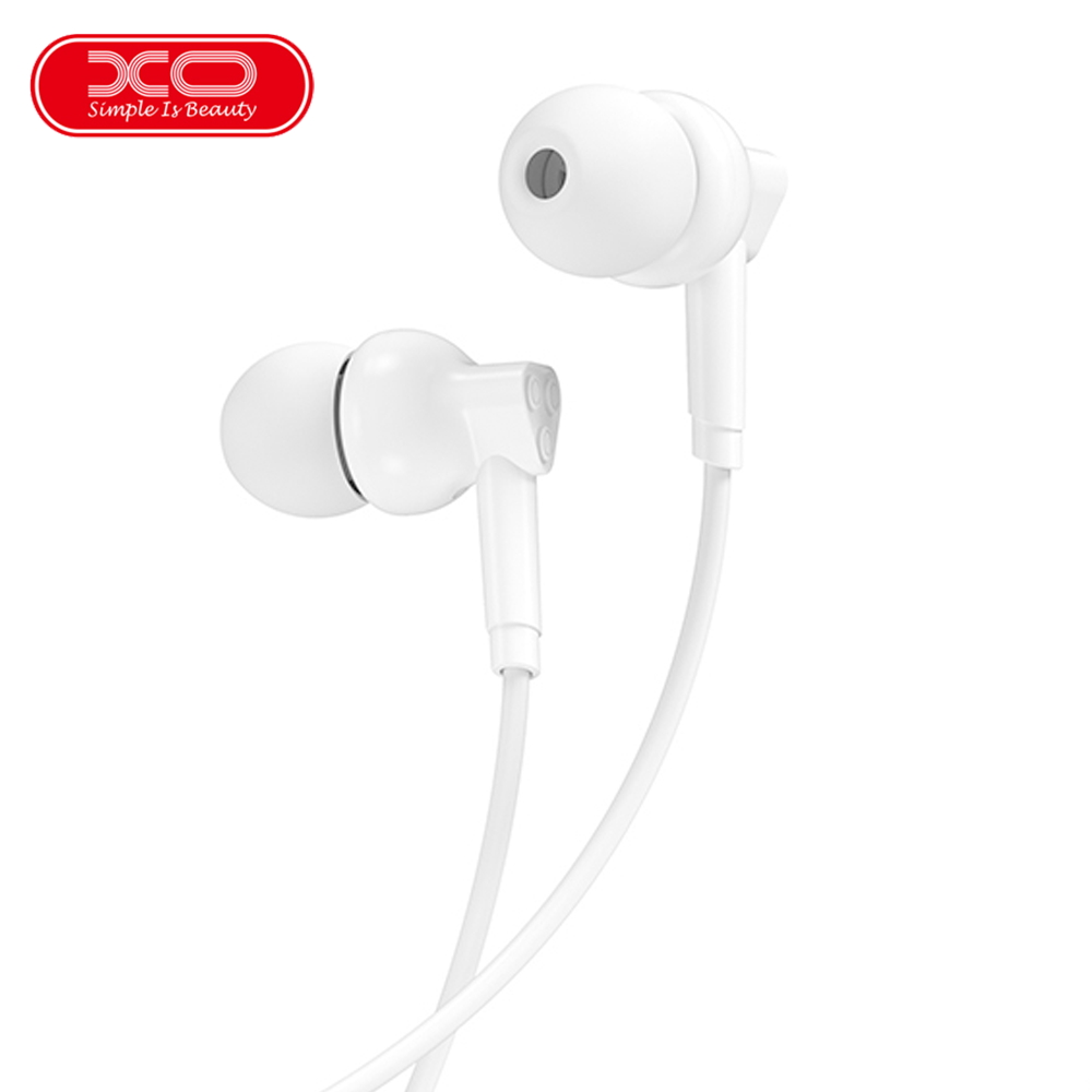 XO earphones, EP33 in-ear earphone, White..