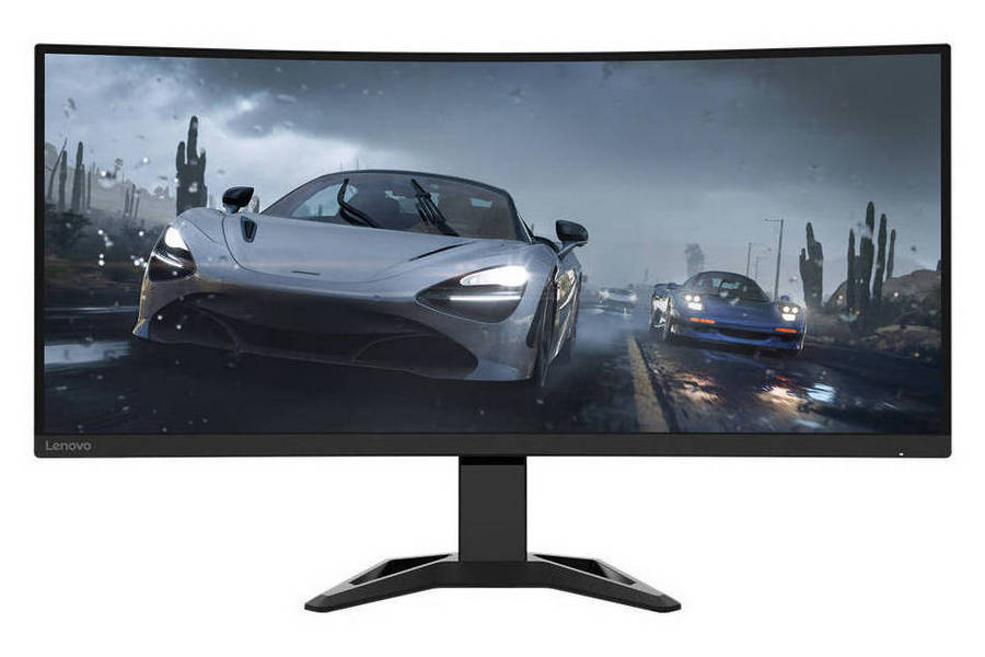 34" Игровой монитор Lenovo G34w-30, VA 3440x1440 WQHD, Чёрный