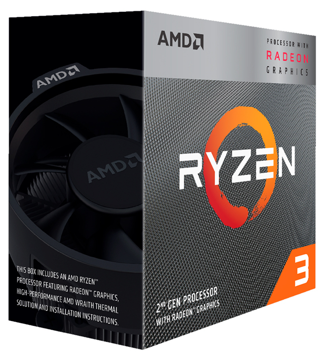 APU AMD Ryzen 3 3200G (3.6-4.0GHz, 4C/4T,L2 2..