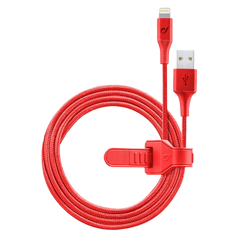 Lightning Cable Cellular, Strip MFI, 1M, Red