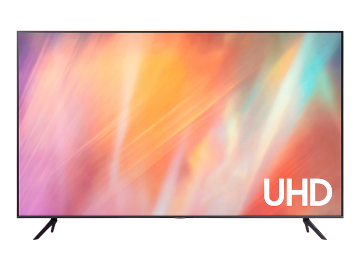 55" LED SMART Телевизор Samsung UE55AU7100UXUA, 3840x2160 4K UHD, Tizen, Чёрный