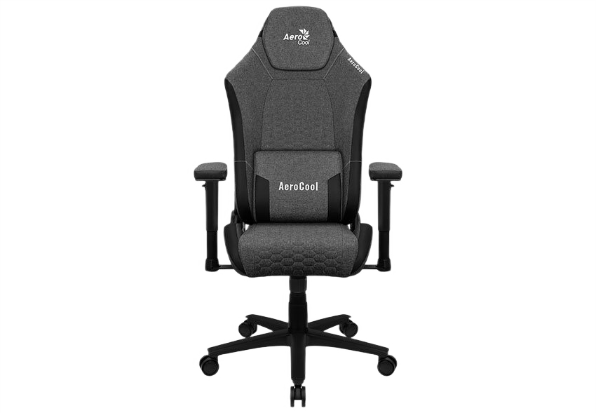 Игровое кресло AeroCool Crown AeroWeave, Ткань, Чёрный