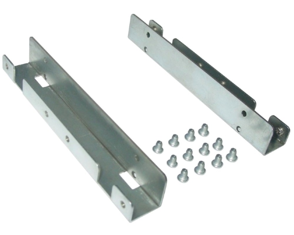 2.5'' x 2 pcs SSD to 3.5'', Metal mounting fr..