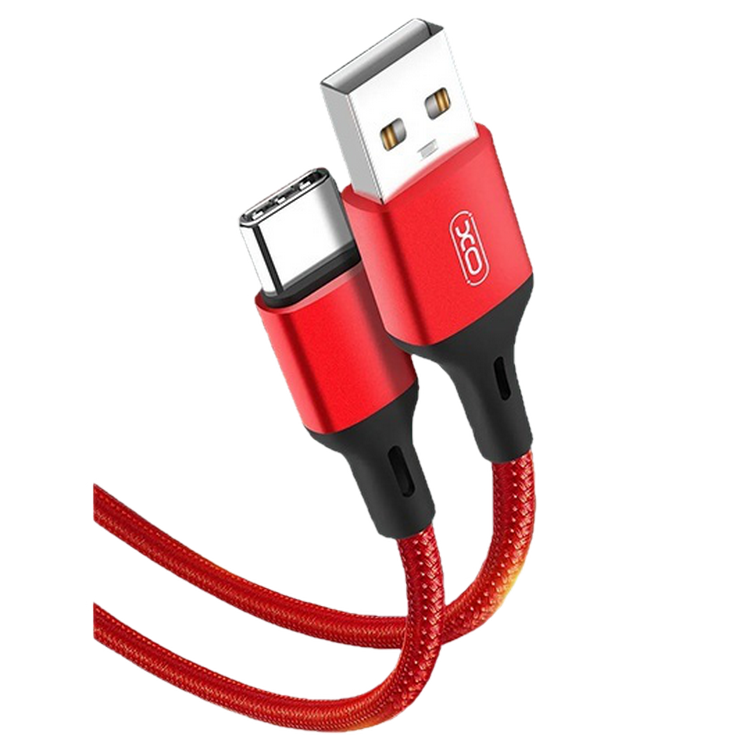 Micro-USB Cable XO, Braided NB143, 1M, Red