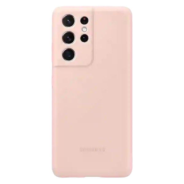 Original Sam. silicone cover Galaxy S21 Ultra, Pink