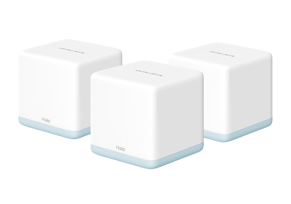 Whole-Home Mesh Dual Band Wi-Fi AC System MERCUSYS, "Halo H30(3-pack)", 1200Mbps,MU-MIMO