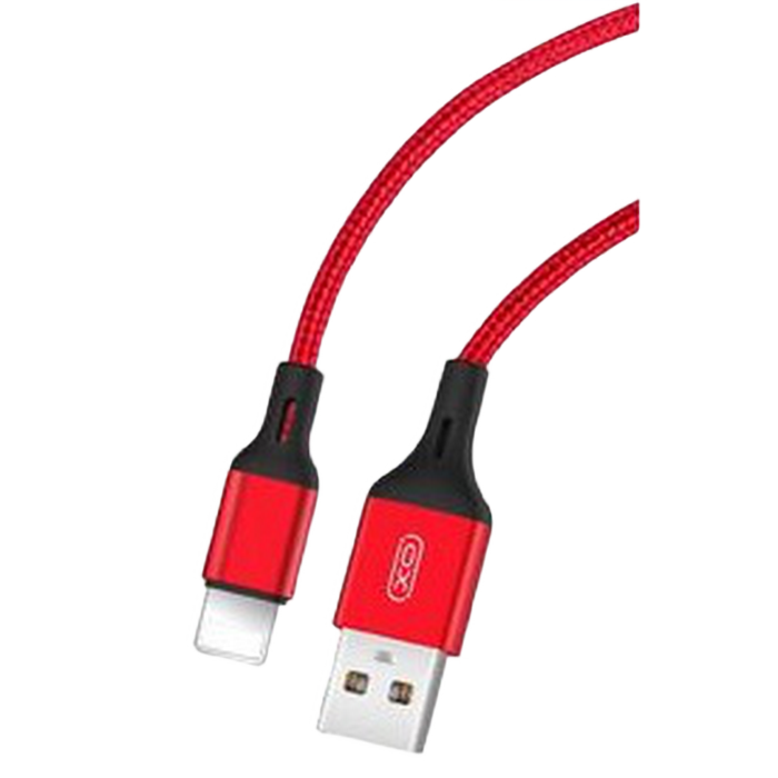Lightning Cable XO, Braided NB143, 2M, Red