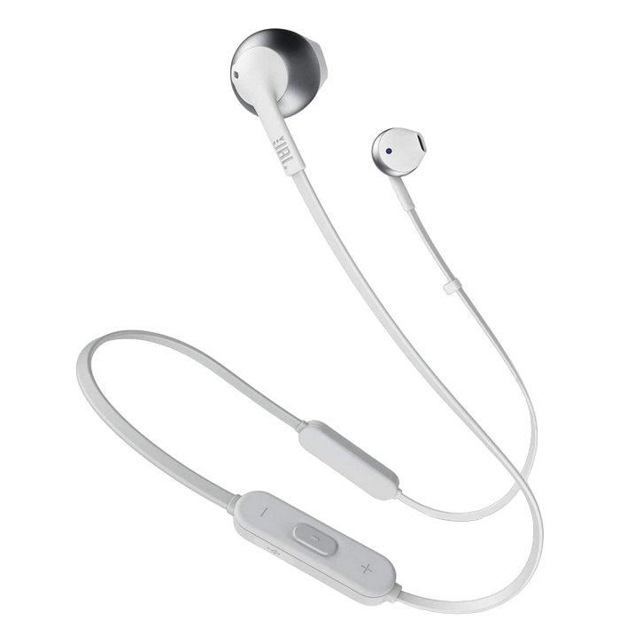 Earphones  Bluetooth  JBL  Tune 205BT, Silver