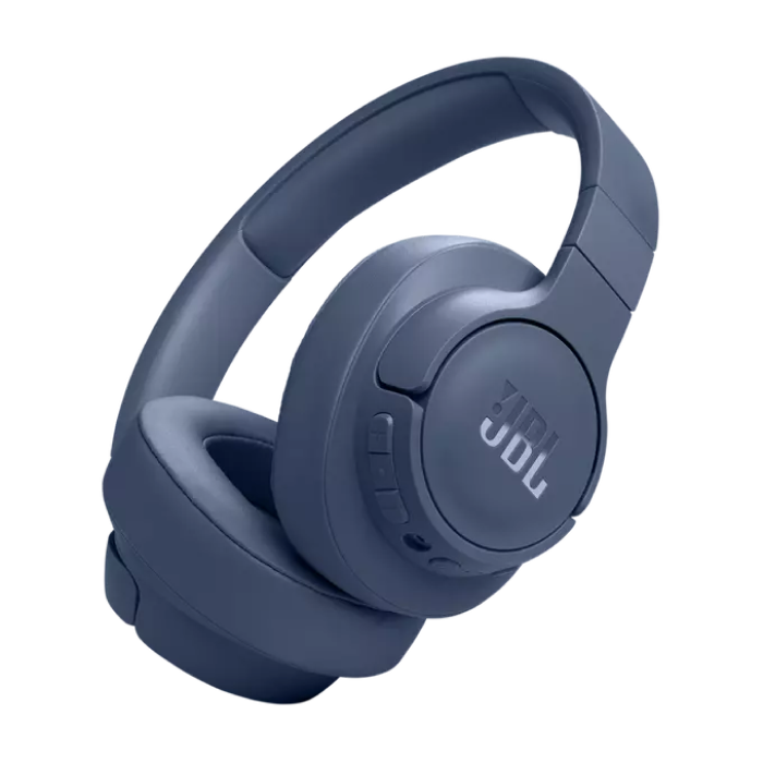 Headphones  Bluetooth  JBL T770NC, Blue, On-ear, Adaptive Noise Cancelling with Smart Ambient