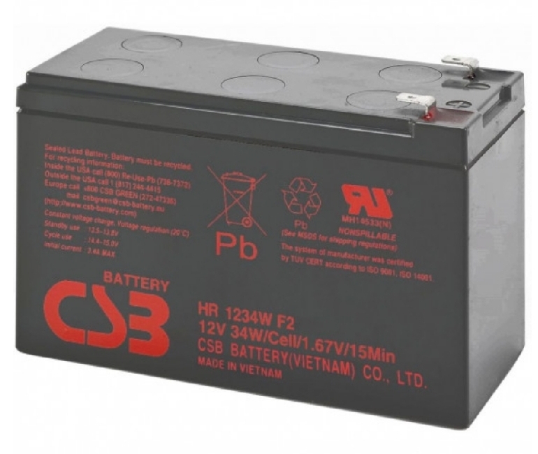 Cumpara  Baterii pentru UPS - Baterie UPS 12V/ 9AH CSB HR 1234..