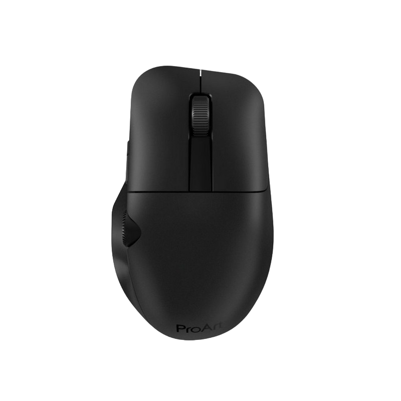 Wireless Mouse Asus ProArt MD300, up to 4200dpi, 6 buttons, Asus Dial, 109g. 800mAh, 2.4/BT, Black