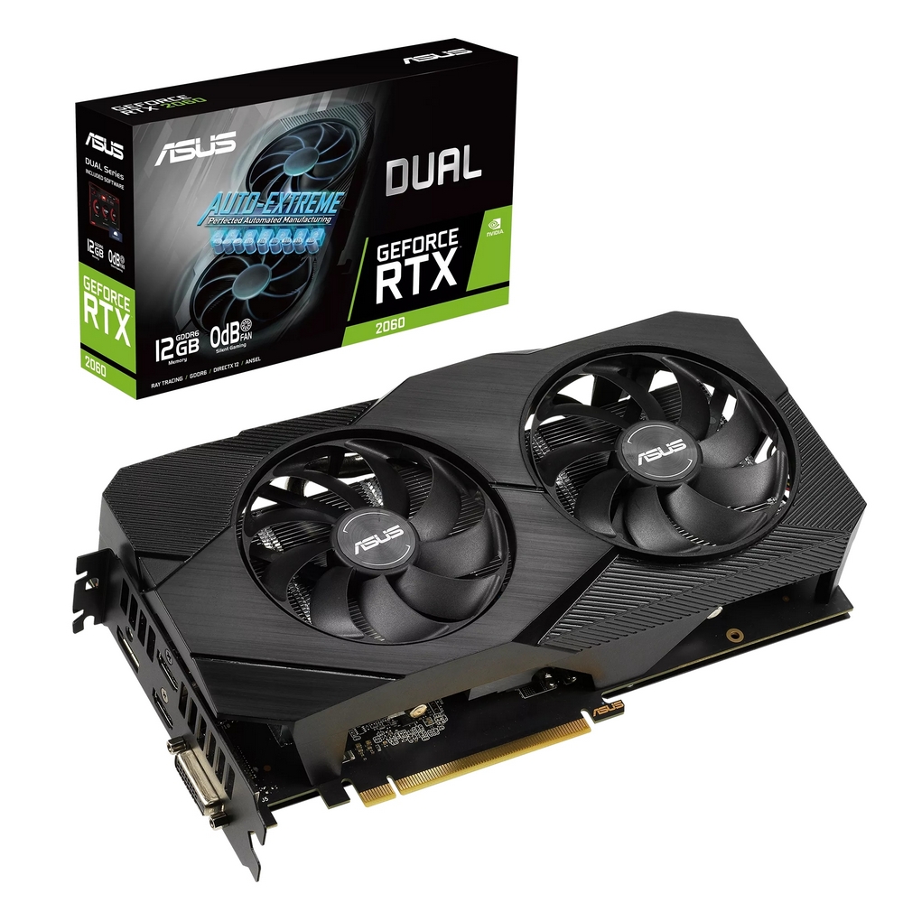 VGA ASUS RTX2060 12GB GDDR6 Dual EVO  (DUAL-R..