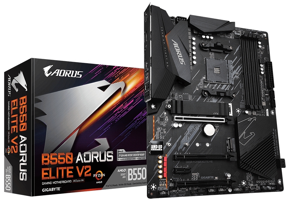Cumpara  Plăci de bază - MB AM4 Gigabyte B550 AORUS ELITE V2 ATX..