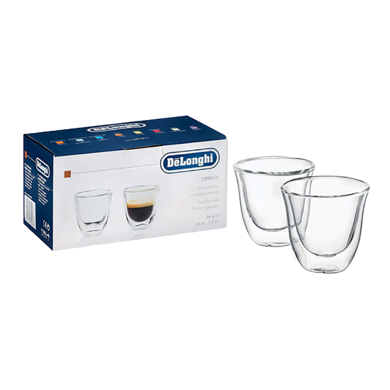 Cumpara  Vase pentru cafea - Glass cups De'Longhi 60ml 2pcs..