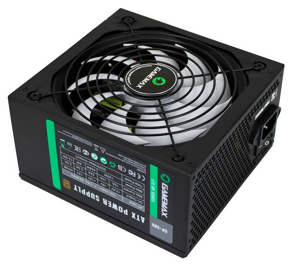 Cumpara  Surse de alimentare - Power Supply ATX 500W GAMEMAX GP-500, 80+ Bro..