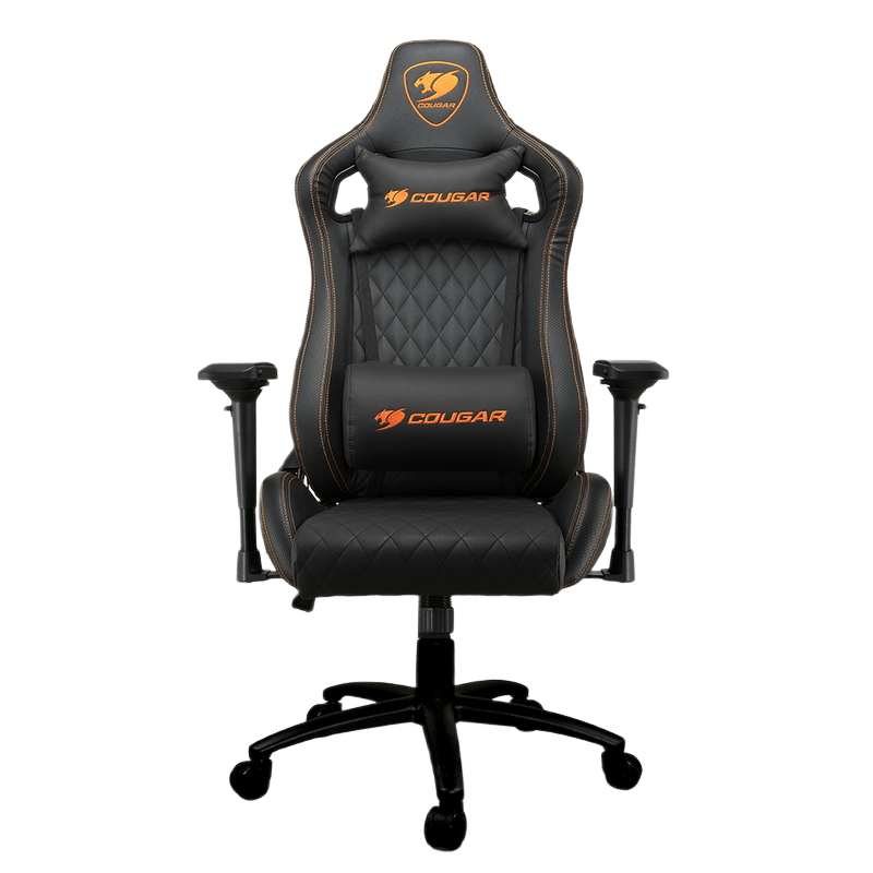 Игровое кресло Cougar Armor S, ПВХ Кожа, Чёрный