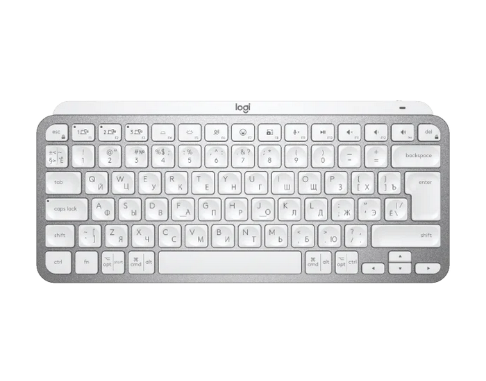 Клавиатура Logitech MX Keys Mini, Беспроводное, Серый