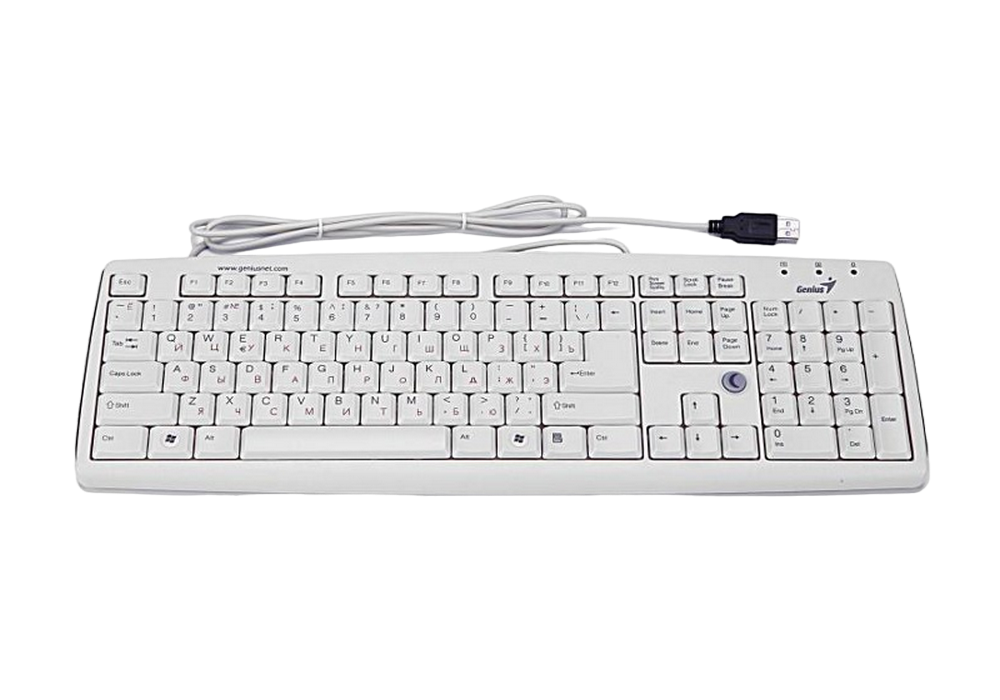 Keyboard Genius KB-06XE USB White..