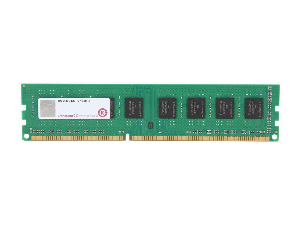 .8GB DDR3-1600MHz Transcend  PC12800, CL11, 1.5V