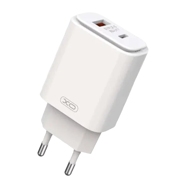 Wall Charger XO, Type-C PD20W+QC18W, L90A, White