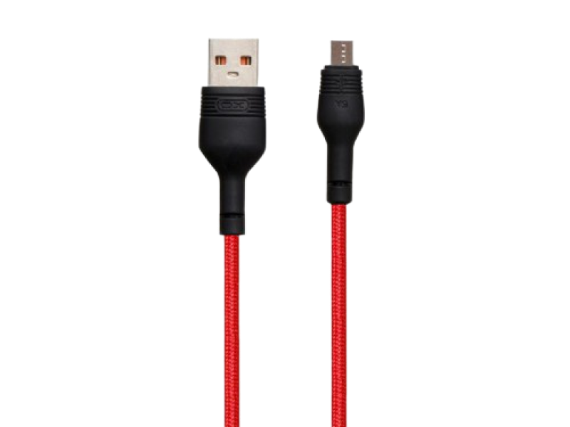 Micro-USB Cable XO, Brainded, NB55, Red