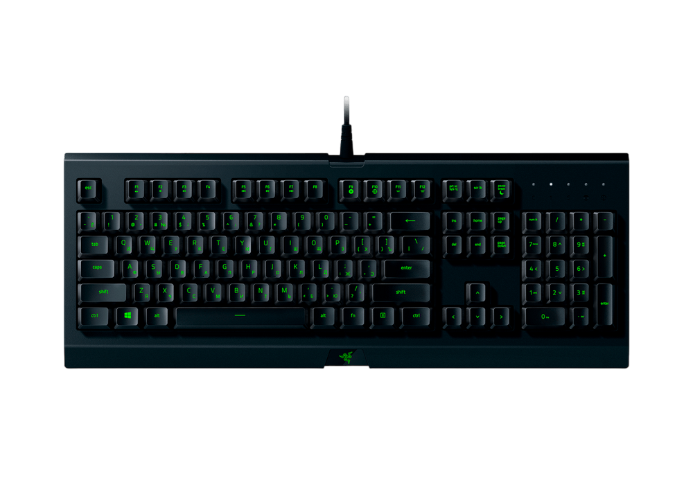Gaming Keyboard Razer Cynosa Lite, Membrane, Spill-Resistant, Macro, 10 key rollover, Gaming Mode, R