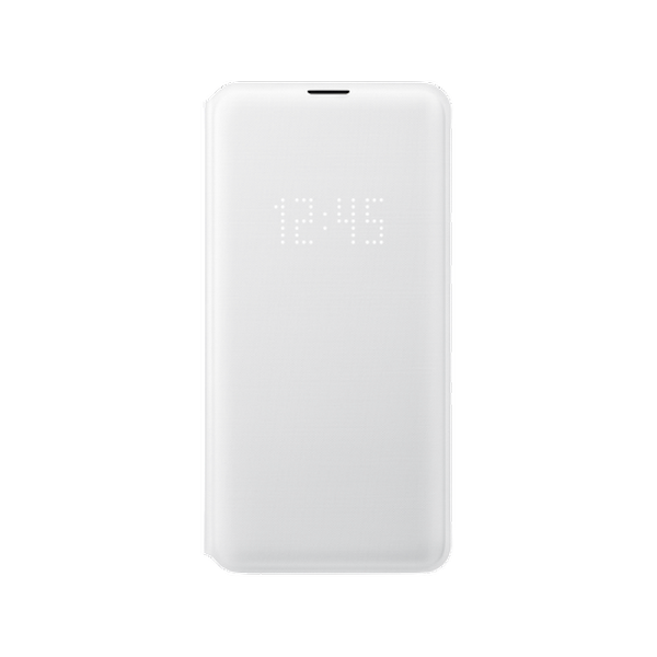 Original Sam. LED Flip Wallet Galaxy S10E, White