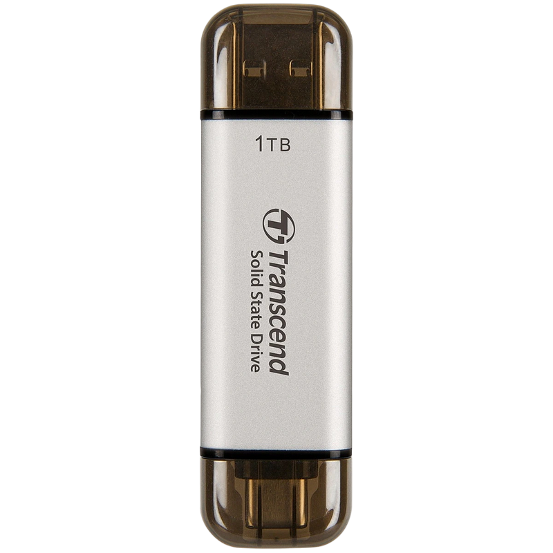 Cumpara  Unități HDD și SSD externe - 1.0TB  Transcend Portable SSD ESD310S Silver,..