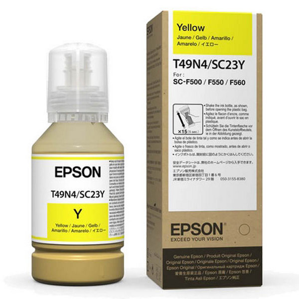 Контейнер с чернилами Epson T49N, 140мл, Желтый