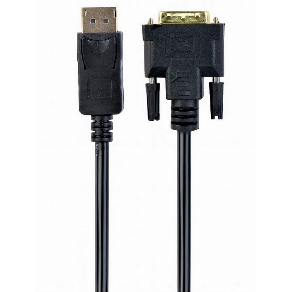 Cable  DP to DVI 3.0m, Cablexpert, "CC-DPM-DVIM-3M", Black