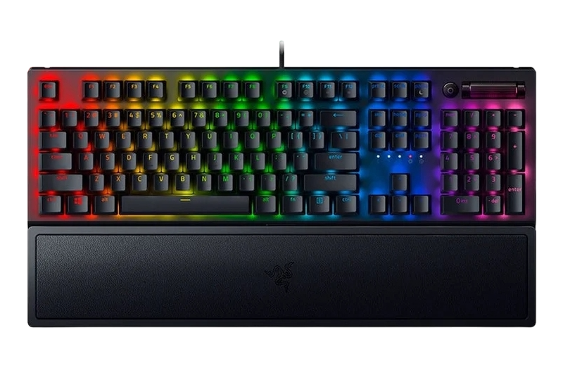 Gaming Keyboard Razer BlackWidow V3, Mechanical, Tactile SW, Aluminum, Macro, Digital Wheel, Media C
